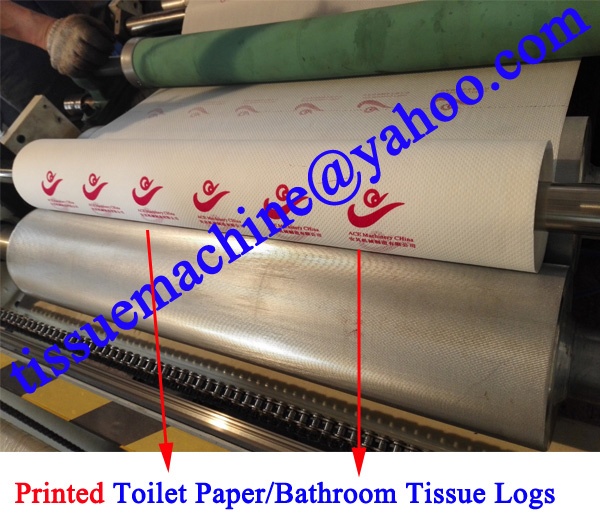 automatic Jumbo Toilet Roll Rewinding Machine with Embossing