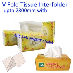 automatic Facial Tissue V Fold Hand Towel Making Machine